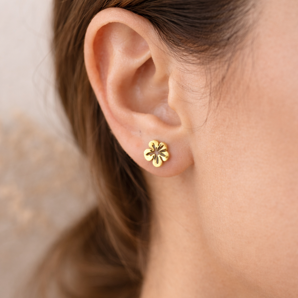 Amapola Stud Stainless Steel